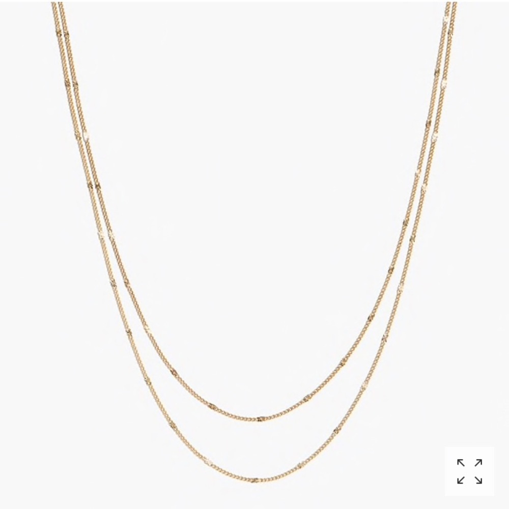 J Crew Dainty Chain Necklace